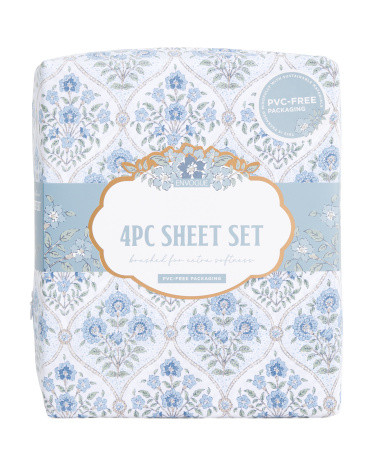 Block Print Sheet Set | TJ Maxx