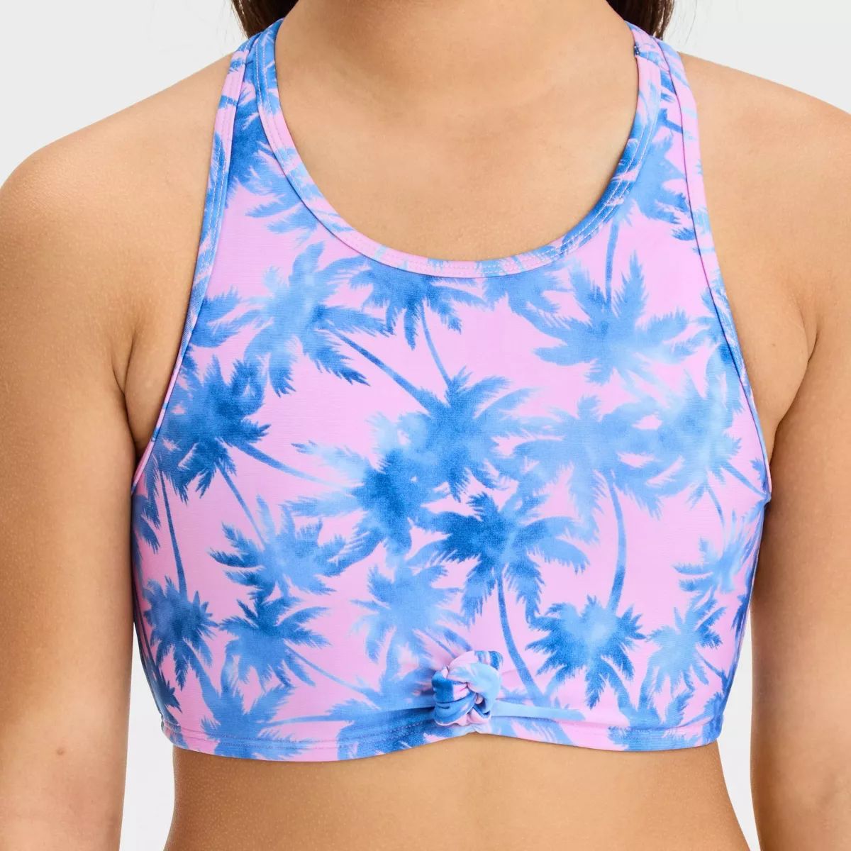 Girls' Sandy Daze Palm Printed Bikini Set - art class™ | Target