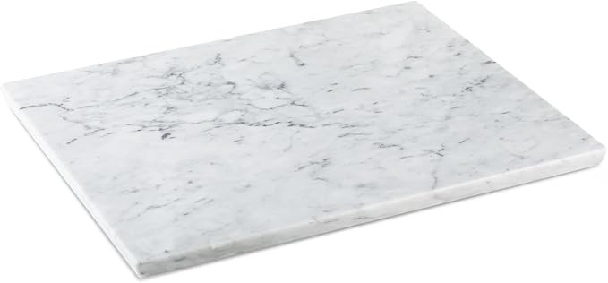 Italian Carrara Marble Cutting Board for Kitchen, 16x20inch Extra Large Hand Crafted Marble Slab ... | Amazon (US)