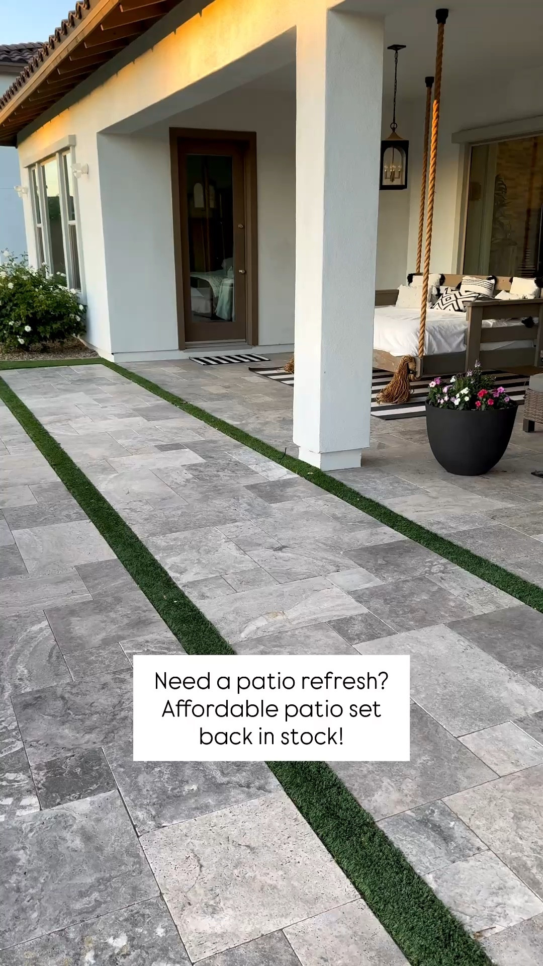 Affordable patio set outdoor furniture, rug, lighting home  decor ￼

#LTKHome #LTKdayinmylife #LTKSeasonal