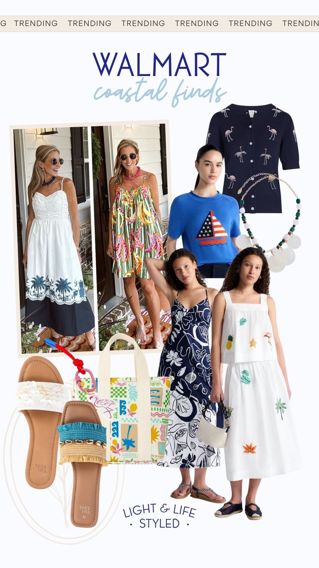 These pieces from Walmart are coastal perfection and the prices are (nearly) just as good! I love these lightweight, linen fabrics, the coastal prints and this flamingo bag  charm is such a cute accent for the most simple bags. I can’t choose a favorite piece, they are all adorable and so on trend. 
Look for less summer finds, Walmart designer inspired clothes, flamingo cardigan

#LTKSeasonal #LTKOver40 #LTKTravel