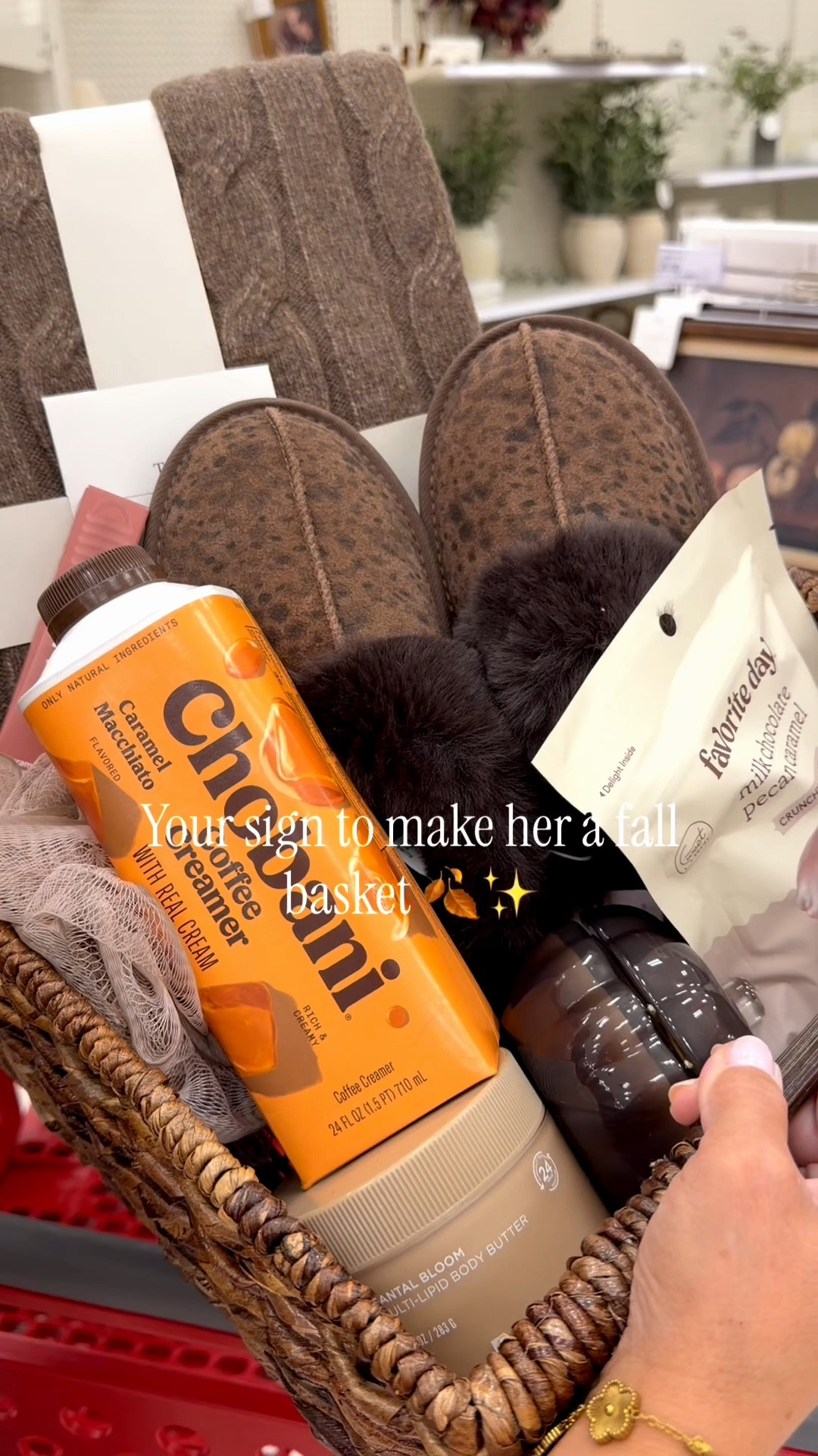 The sweetest little fall basket 🍂🤎 Cozy slippers, a soft throw, fall treats + a few little self-care favorites. Such an easy gift idea for a friend, teacher, hostess or someone who deserves a little surprise. ✨

#LTKHome #LTKBeauty #LTKSeasonal