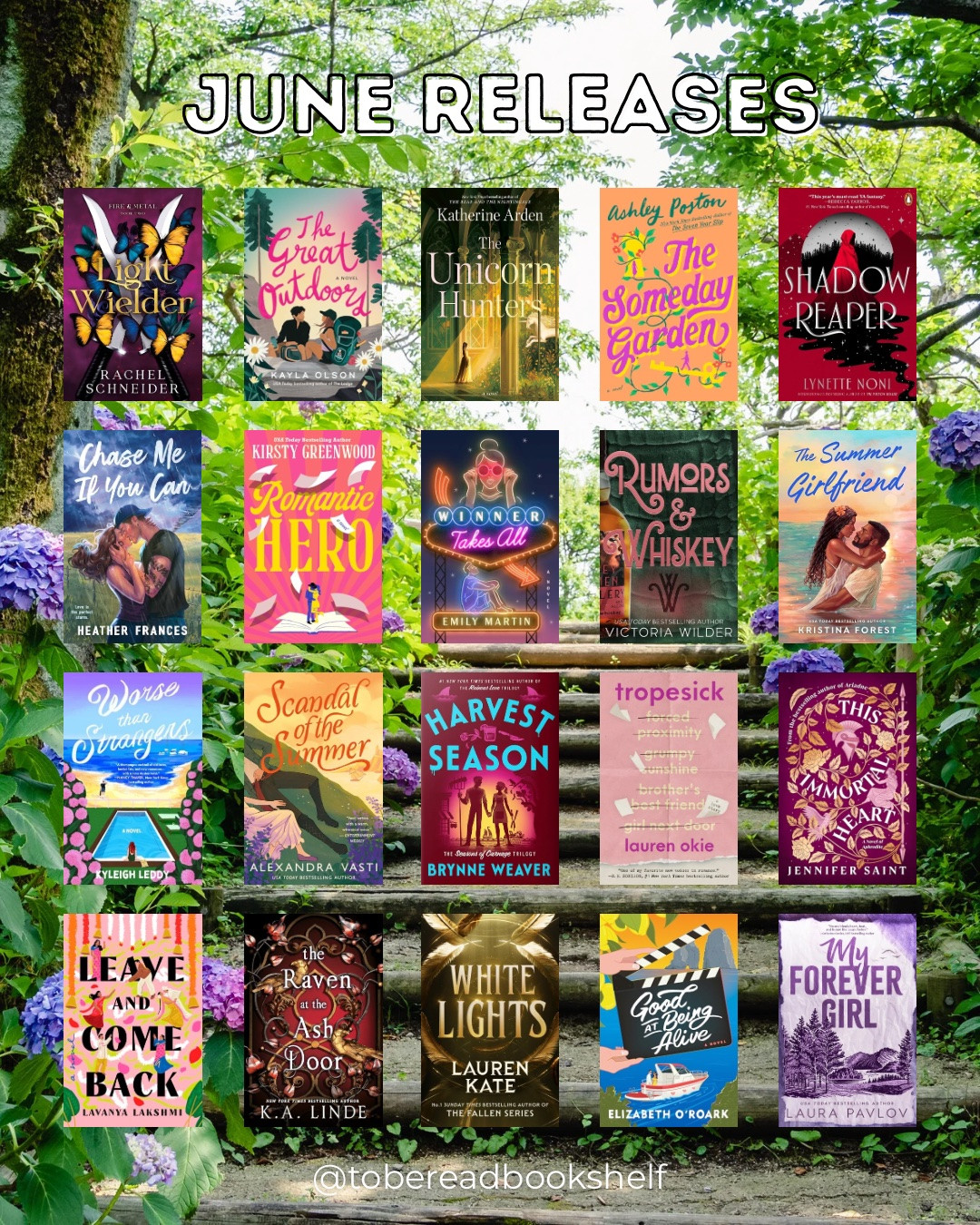 June Releases ✨

I can’t believe it’s already June! This year is literally flying by! I work in school which means I just entered into my summer break! So much more reading time ahead of me which is good news with all of these cutie new books to read! 🙌🏻

Q: Which June release are you most excited about?

Keywords: new releases, book lover, Bookstagram, June book releases, Romantasy, romance

#LTKselfcare #LTKmomlife #LTKHome
