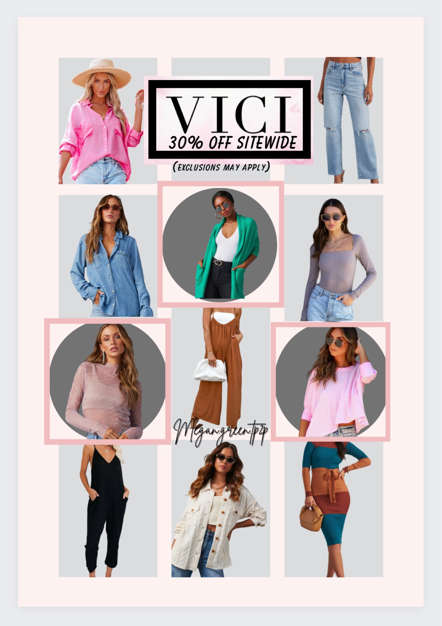 LTK Sale: Vici
30% OFF Sitewide (exclusions may apply)
CODE: VICILTK30

#LTKSale #LTKstyletip #LTKsalealert