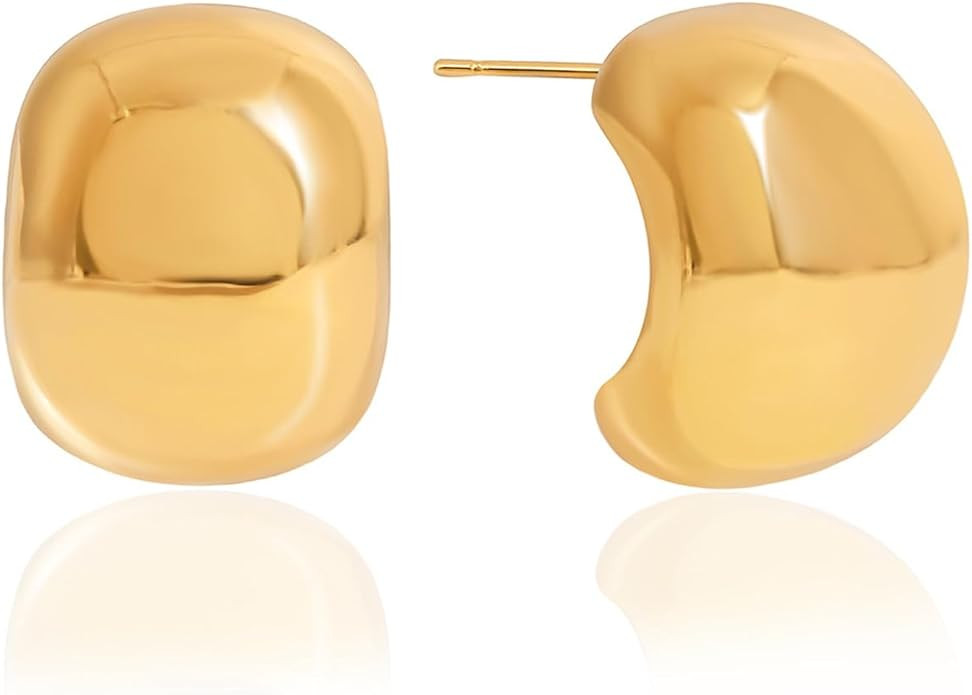 Chunky Gold Earrings for Women | Amazon (US)