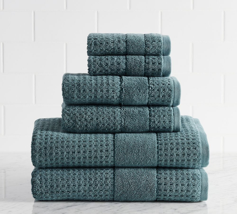 Waffle Tyne Towel Bundle - Set of 6 | Pottery Barn (US)
