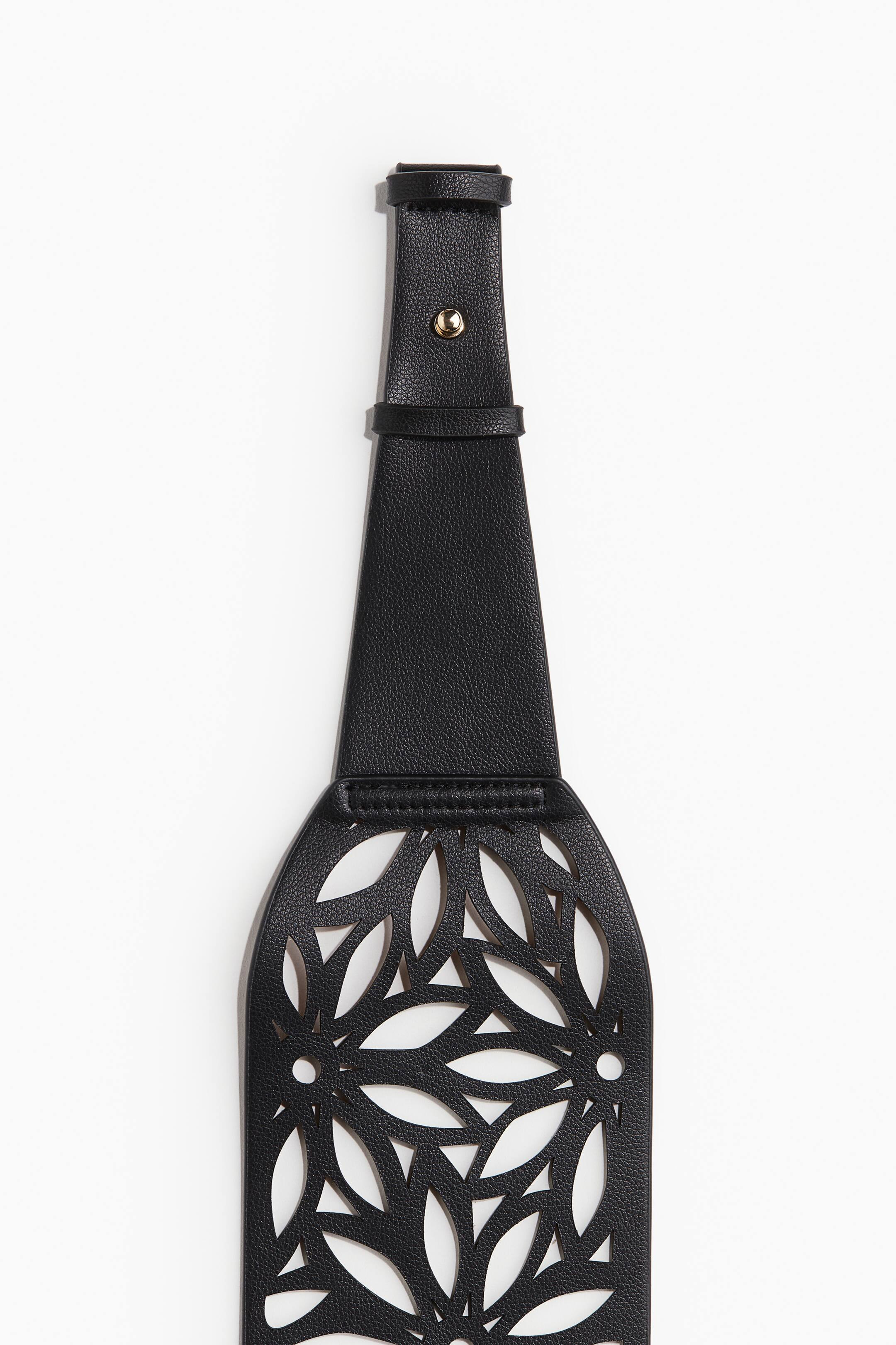 Cut-out waist belt - Black - Ladies | H&M GB | H&M (UK, MY, IN, SG, PH, TW, HK)