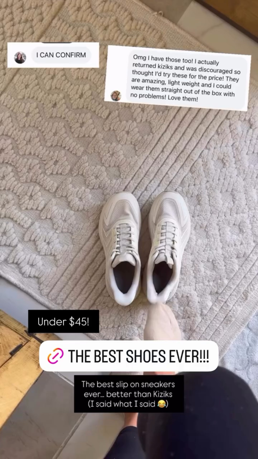 The BEST slip on sneakers! Literally can wear them for hours and have no foot pain and supports my arch.

#LTKFindsUnder50 #LTKSaleAlert #LTKfitnessgoals