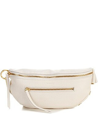 Hammitt Charles Medium Classic Belt Bag - Calla Lily White/Brushed Gold | Dillard's