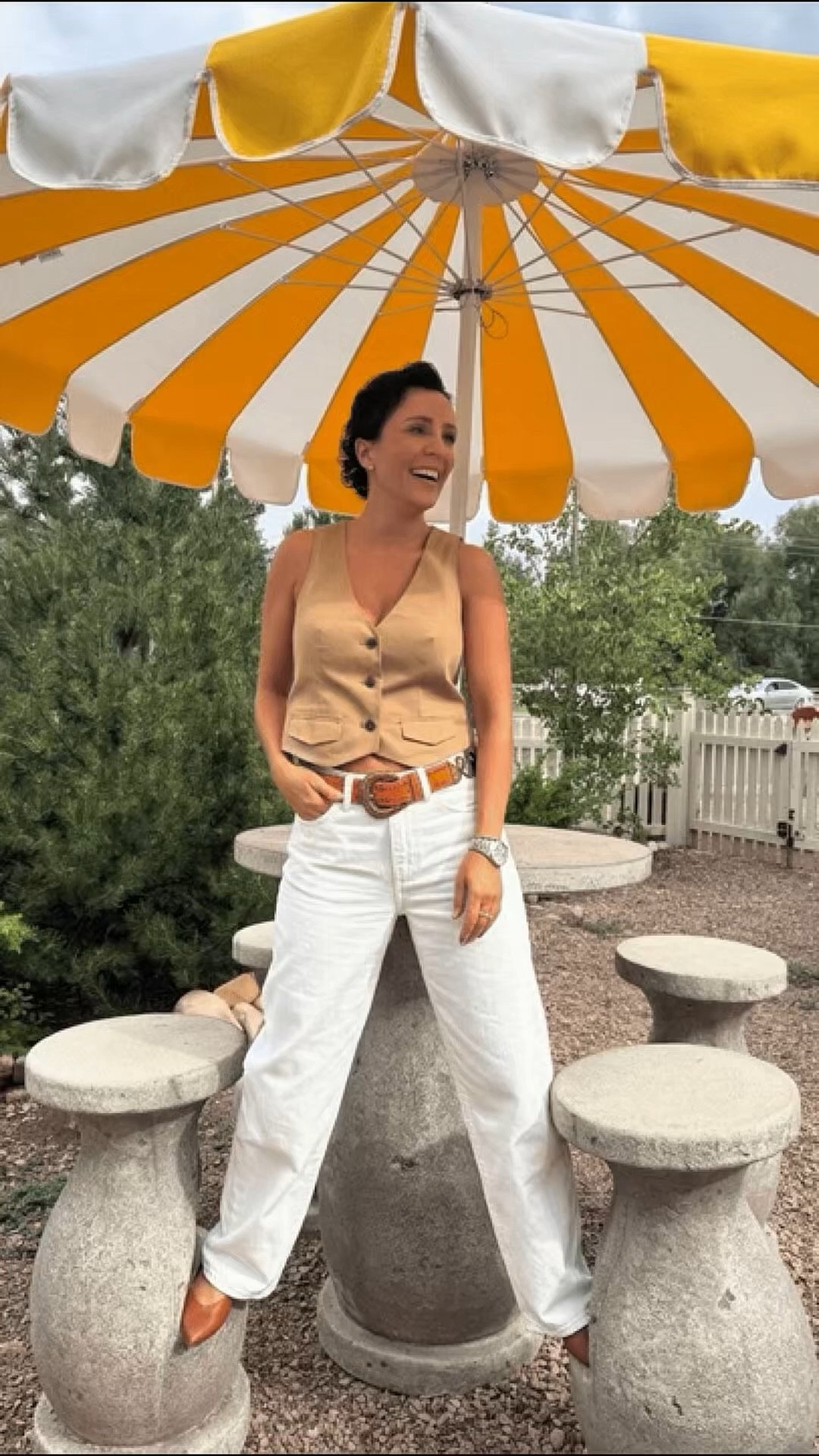 Comment SHOP and I will send all the links! Happy shopping and follow me on LTK! The biggest mistake women make when buying white jeans…
Not all white jeans are created equal. These three made my recommendation because they solve three of the biggest complaints I hear from women: show-through pockets, poor fit, and unflattering silhouettes. Fit is everything.
#stylewitheugenia #styledbyeugenia

#LTKdayinmylife #LTKgrwm #LTKOver40