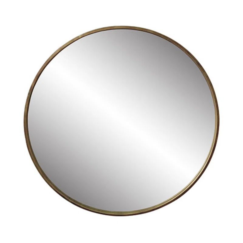 Revansh Round Metal Wall Mirror | Wayfair North America