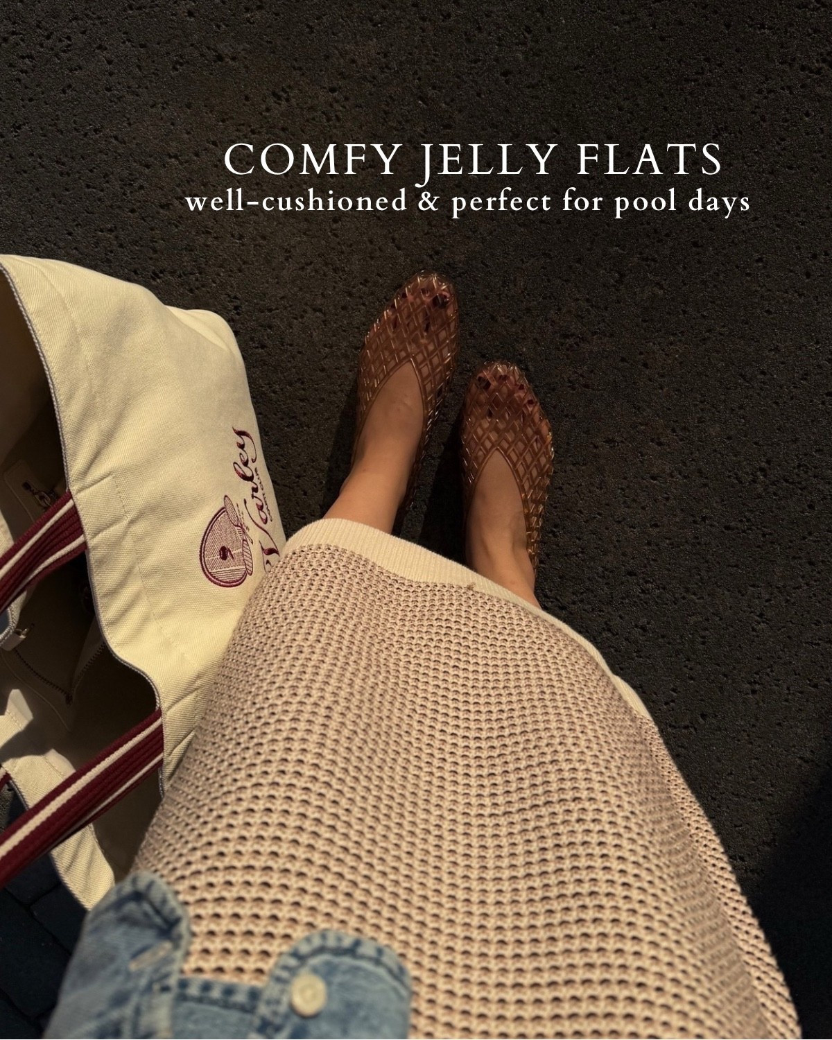 Comfy jelly flats for spring / summer from dolce vita 

Linked to similar styles 

#LTKSeasonal