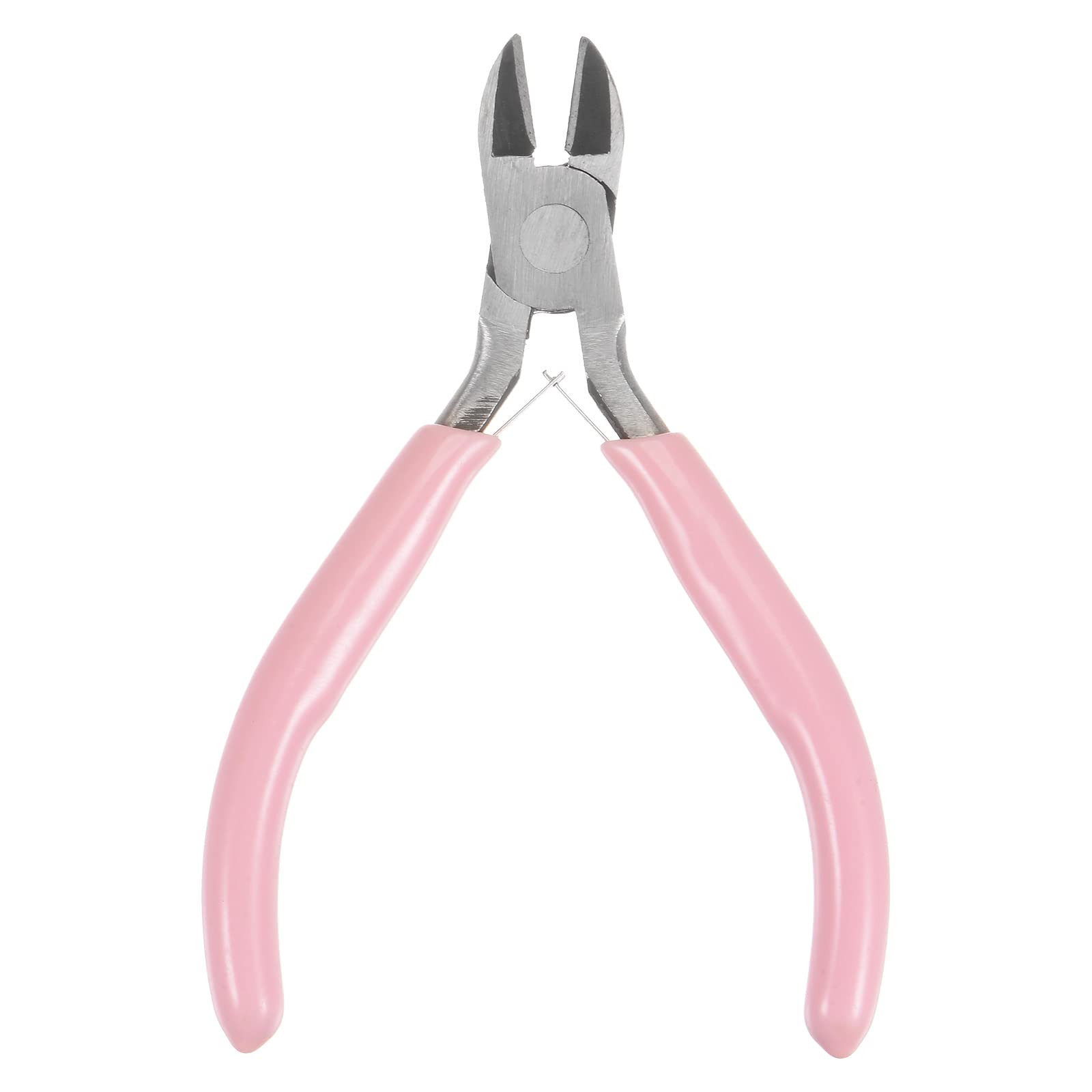 HARFINGTON Wire Cutters 4.5 Inch Diagonal Cutting Side Precision Pliers with Pink Plastic Handle ... | Amazon (US)