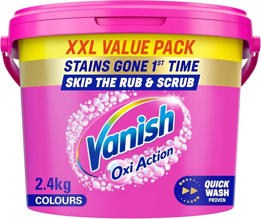 Vanish Gold Oxi Action Stain Remover Powder, 2.4kg | Amazon (UK)