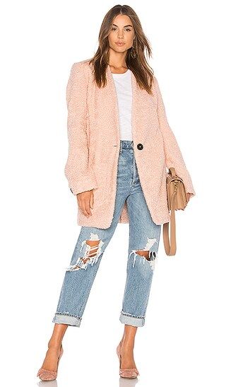 Line & Dot Gomme Coat in Ballet Pink | Revolve Clothing (Global)