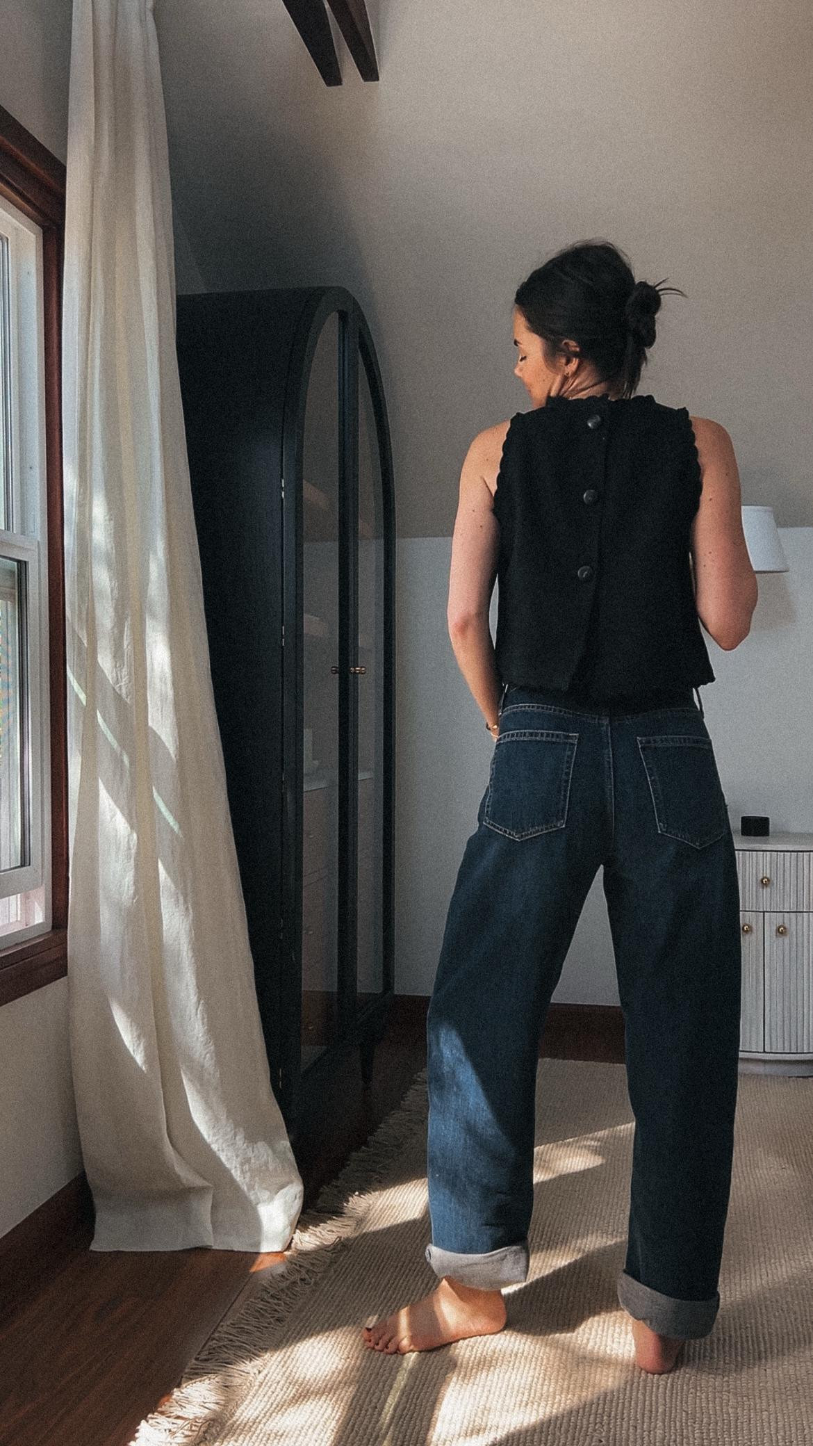 Cutest black linen top! 

#LTKSeasonal #LTKShoeCrush #LTKStyleTip