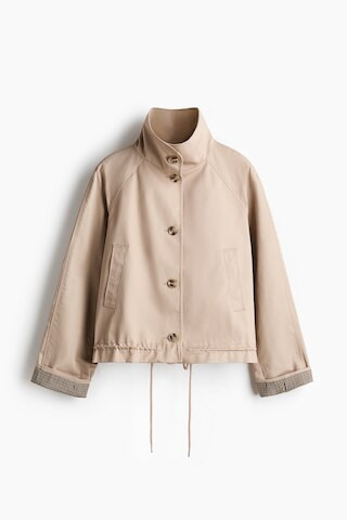 Funnel-collar twill jacket | H&M (UK, MY, IN, SG, PH, TW, HK)