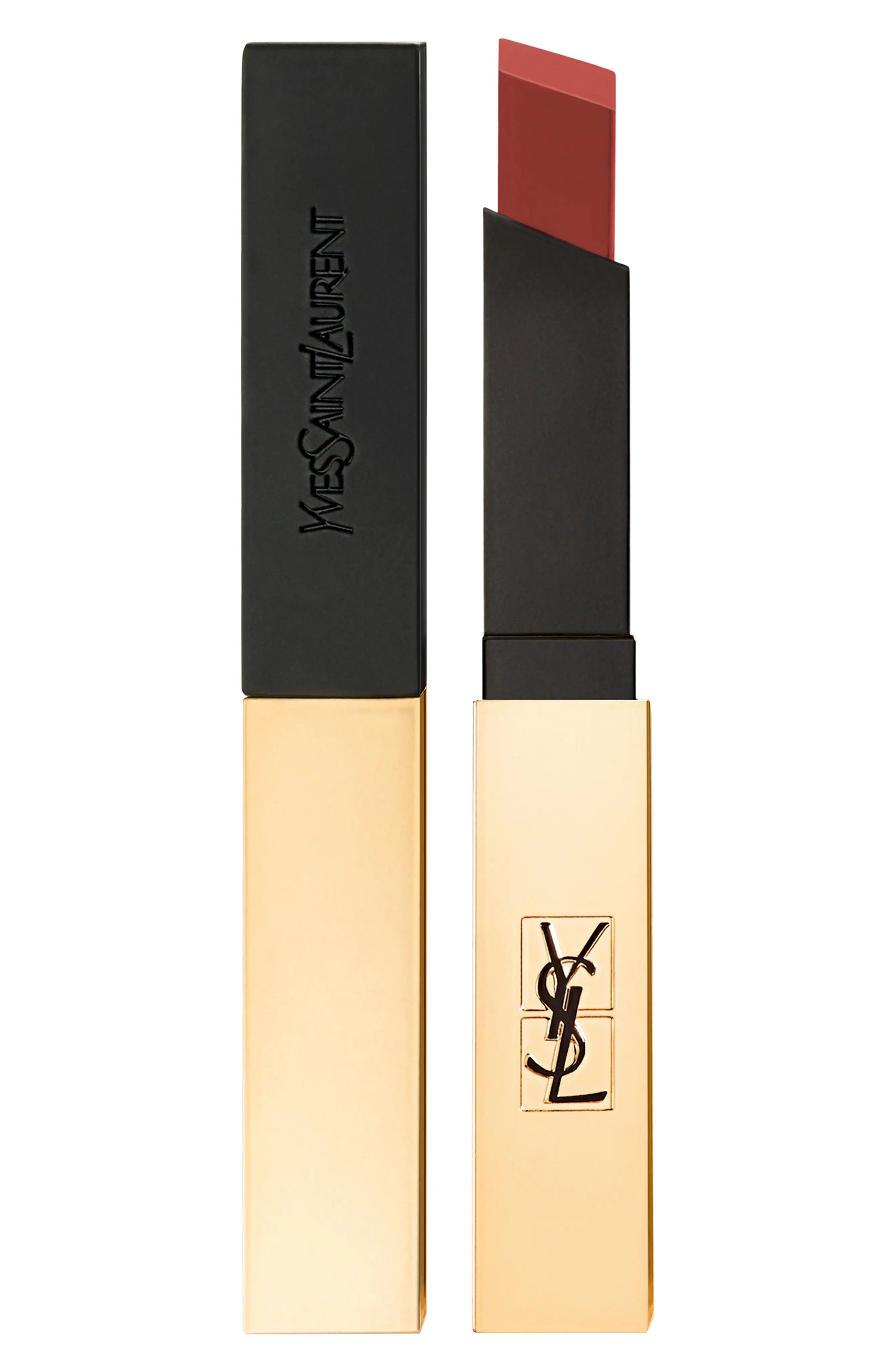 Yves Saint Laurent Rouge Pur Couture The Slim Matte Lipstick in 416 Psychedelic Chili at Nordstrom | Nordstrom