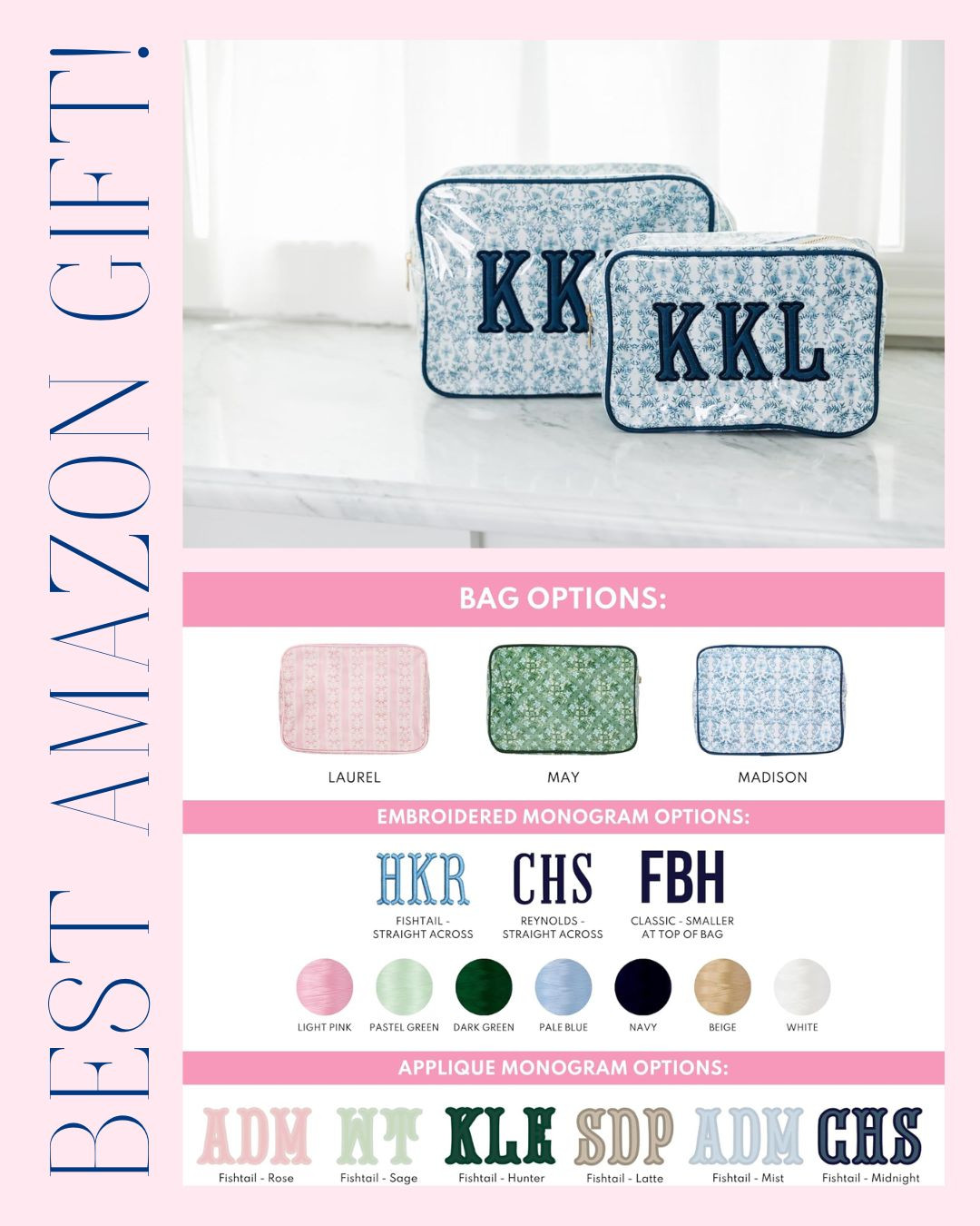 The best gift from Amazon! 

gift ideas, holiday gift guide, christmas gifts, seasonal shopping, holiday trends, bags, purse, wallet, monogram, personalized, gifts for mom, mother in law, style, clothing, coastal, southern, classic, preppy, stylish

 

 #LTKGiftGuide #LTKBeauty #LTKItBag