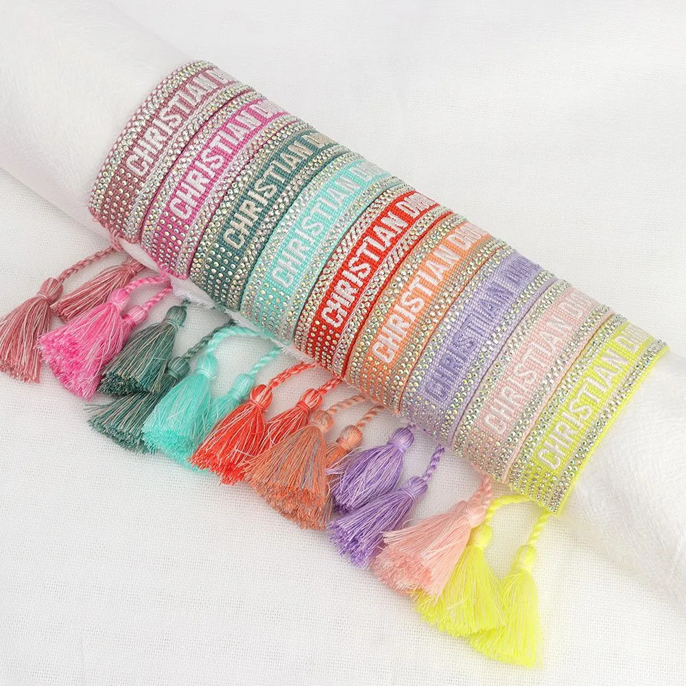 Woven Braid bracelet Fashion Luxury Designer Silver Ladies Lady Men Screwdriver Diamond Jewelry W... | DHGate