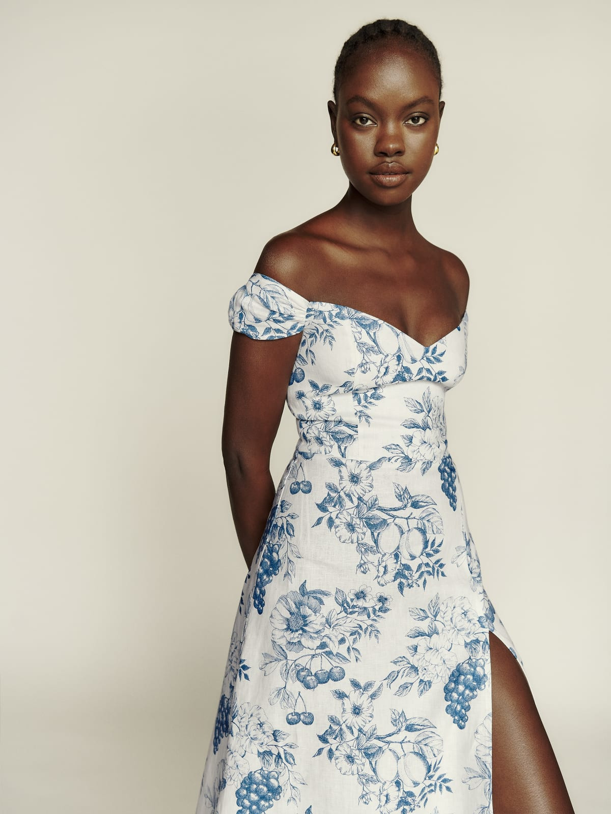 Bridgton Linen Dress | Reformation (Global)