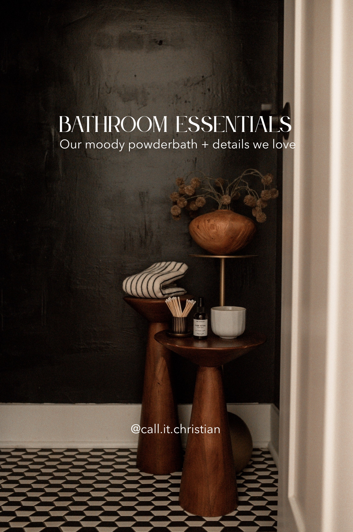 Items we LOVE to keep in the powder bath, including the bathroom sink. 😘

What do you want to SMELL when you walk in? (Candles - buy 1 get 1, SALT scent). What do you want to TOUCH (soap + towels). Matches + match holder. 

🤎 Follow for more simple modern home.

#LTKHome