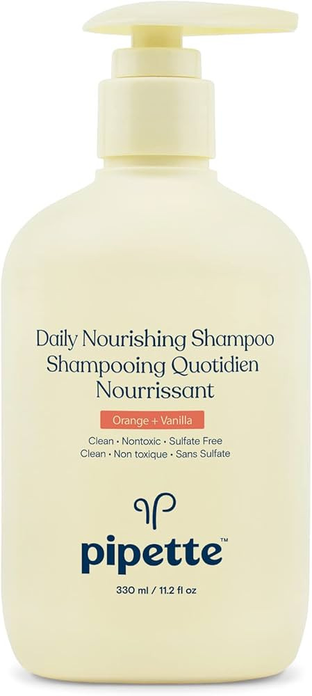 Pipette Champú nutritivo diario, champú sin lágrimas para niños, añade humedad, 100% escuala... | Amazon (US)
