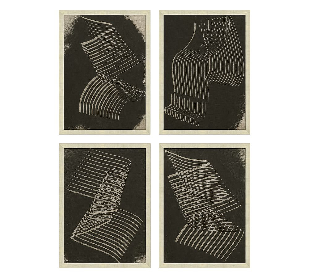 Lines on Linen Framed Prints | Pottery Barn (US)