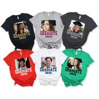 Custom Photo Graduate 2025 Shirt, Retro Senior Vintage Inside Graduation Class Of Grad Tee | Etsy (US)