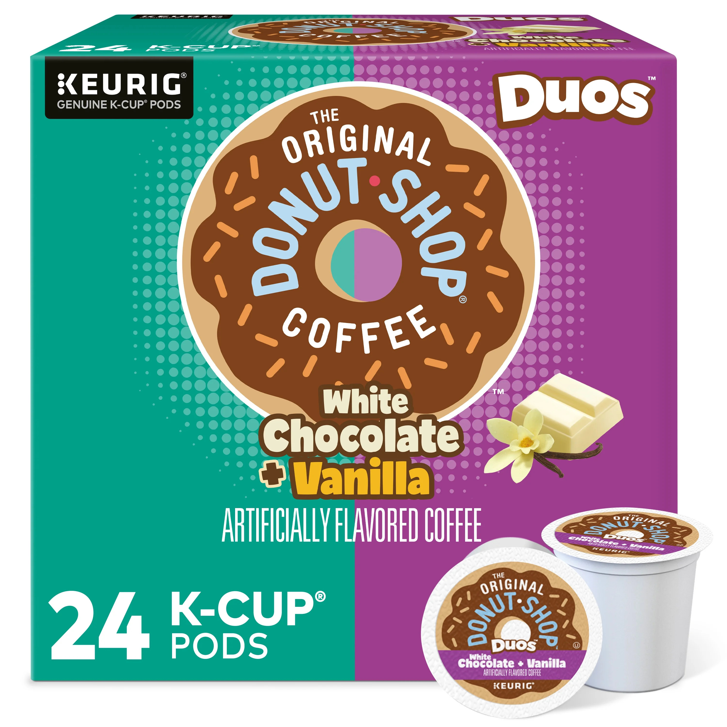 The Original Donut Shop, White Chocolate K-Cup Coffee Pods, 24 Count - Walmart.com | Walmart (US)