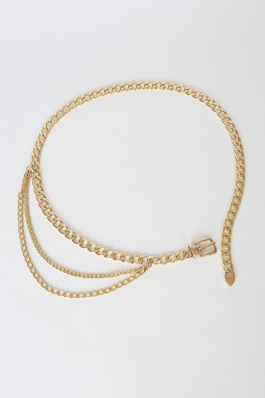 Off The Chains Gold Layered Chain Belt | Lulus (US)
