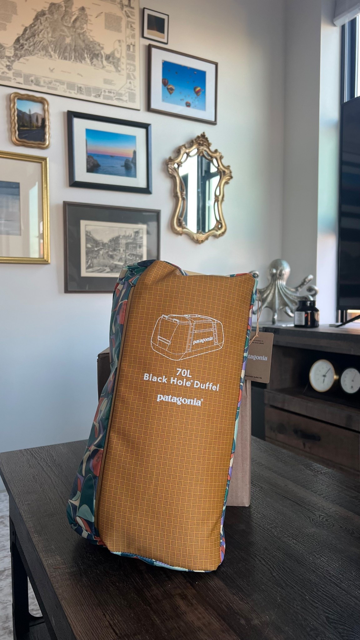 Patagonia black hole duffle 70L

Color: pufferfish gold 

#LTKStyleTip #LTKTravel