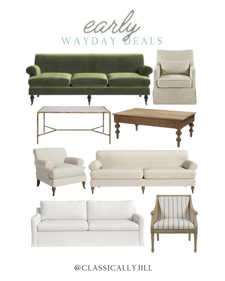 Wayday sale finds - couches, accent chairs, arm chairs sofa 

#LTKsalealert #LTKhome