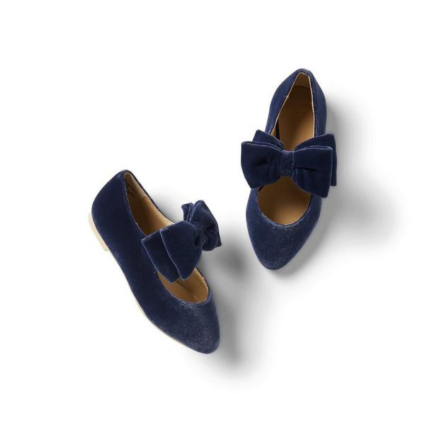Velvet Bow Flat | Janie and Jack