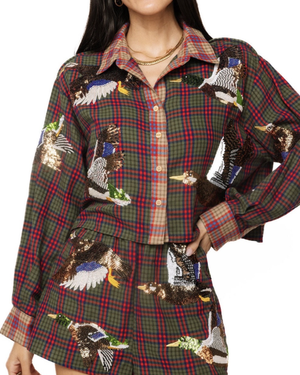 Queen of Sparkles fall finds 🦆✨ If you loved my last Queen of Sparkles post, these new arrivals are SO good! The duck, deer + pheasant details are giving elevated Southern fall style with the perfect amount of sparkle. 🤎 From sequin duck sweaters and statement sweatshirts to matching sets, skirts + cardigans, these are such fun pieces for hunting season, fall weekends, Thanksgiving outfits, game day, girls trips + holiday gifting.

I’m especially loving the duck sweaters + sequin hunting-inspired pieces — such a cute way to do outdoorsy style without sacrificing the sparkle. These would also make the BEST gift for the Southern girl, hunter’s wife, duck hunting girl or Queen of Sparkles lover on your list. 🎁✨

Shop all of my Queen of Sparkles favorites here before the popular styles + sizes sell out!

SEO keywords: Queen of Sparkles, Queen of Sparkles new arrivals, Queen of Sparkles fall, Queen of Sparkles duck sweater, Queen of Sparkles deer sweater, Queen of Sparkles hunting sweater, duck hunting outfit women, hunting season outfit, Southern fall outfit, Southern style women, sequin duck sweater, sequin deer sweater, pheasant sweater women, duck cardigan, duck sweatshirt, hunting sweatshirt women, hunting season fashion, duck hunting apparel women, game day outfit, fall outfit ideas, Thanksgiving outfit women, Thanksgiving sweater, fall sweater women, statement sweater, sequin sweater, cute fall outfits, Southern girl style, outdoorsy fashion women, country chic outfit, preppy fall outfit, matching fall set, sequin skirt outfit, holiday party outfit, holiday gift ideas for her, gifts for hunters wife, gifts for Southern women, gifts for duck hunters, Queen of Sparkles outfit ideas, LTK fall fashion, LTK finds, fall fashion 2026

#LTKSeasonal #LTKU #LTKootd