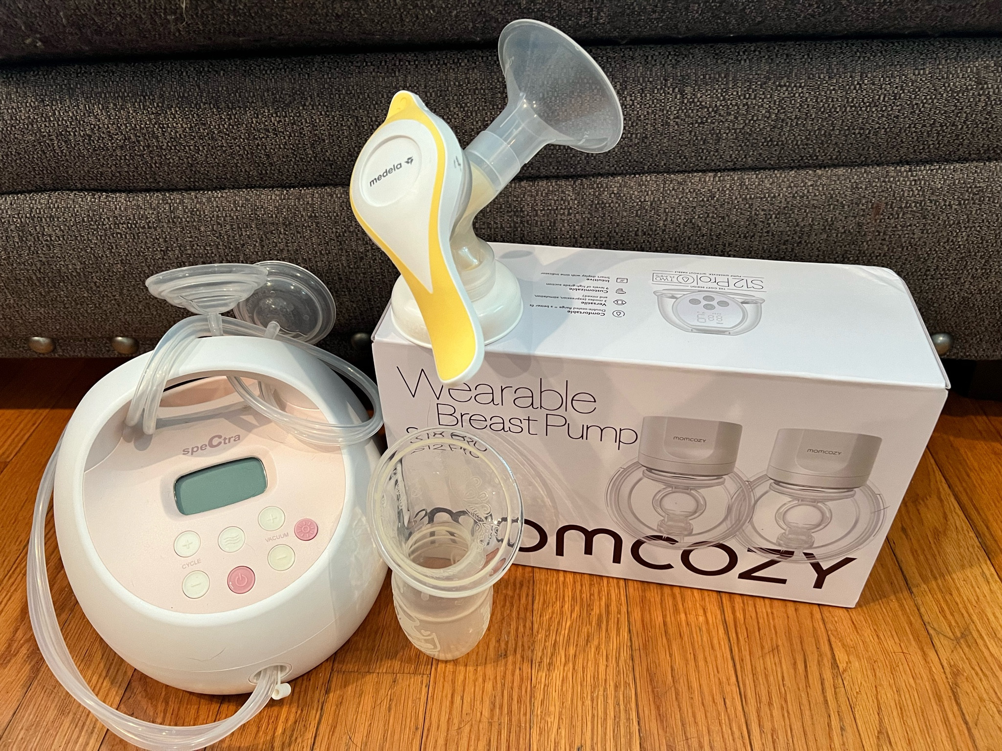 to follow up on my must have essentials for pumping + breastfeeding - let’s talk pumps…

The spectra is superior. Thankfully my insurance provided this one! But a must have for emergencies or out and abouts are the MomCozy portable and the Medela hand pump. Big fan of both, but at the end of the day, my spectra is the to-to. 
And let’s not forget the Hakka. Depending on how strong your letdowns are, it’s great whole feeding. 

Have you used any of these? Prefer others??


#LTKBaby #LTKFamily #LTKBump