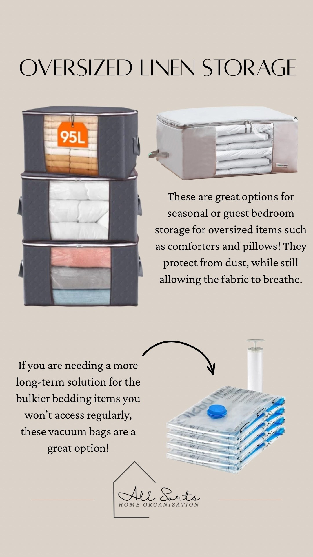 Great options for oversized linen storage!

#LTKHome