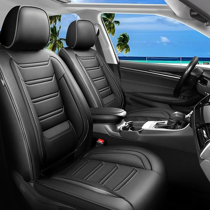 Fit Escape Car Seat Covers for Select Ford Escape 2001-2025 2026 - Premium Full Coverage Leather,... | Amazon (US)