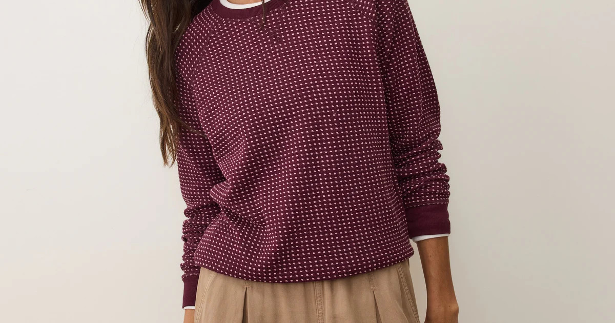 Juno Textured Raglan | Marine Layer