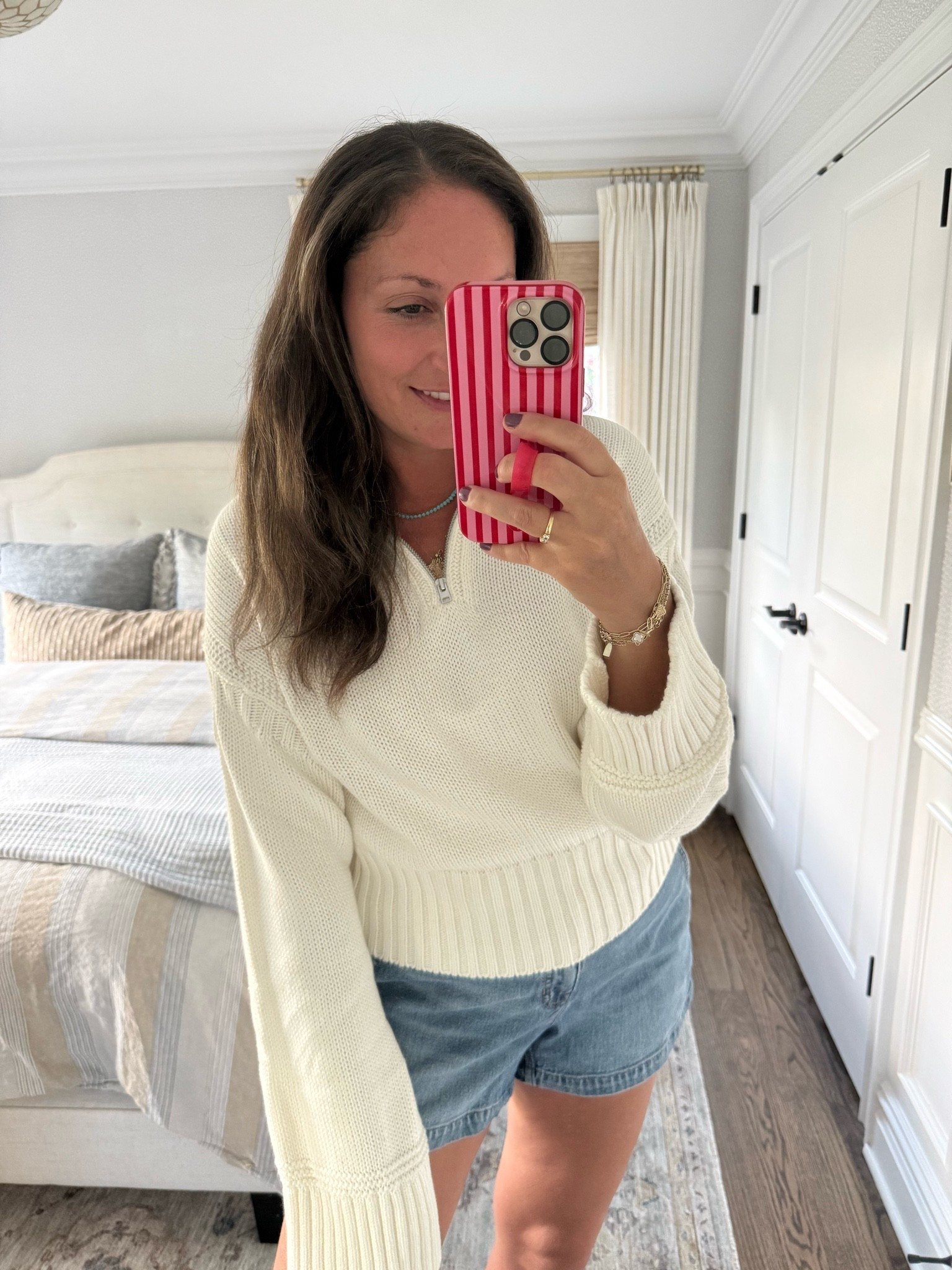 Obsessed with this tiny rollneck sweater from @jcrew!!! I sized up one size for a slightly looser fit but it’s perfect t. Lots of colors (love the stripes too!!) and will be the perfect transition sweater that I’ll be reaching for all fall long 🙌🏻

#LTKOver40 #LTKmomlife #LTKootd