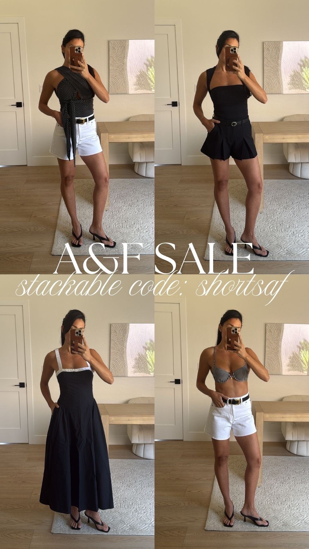 Code SHORTSAF to stack savings during the @abercrombie sale // I wear a size XS tops // size 25 bottoms // size XS dresses

#LTKootd #LTKgrwm #LTKSeasonal