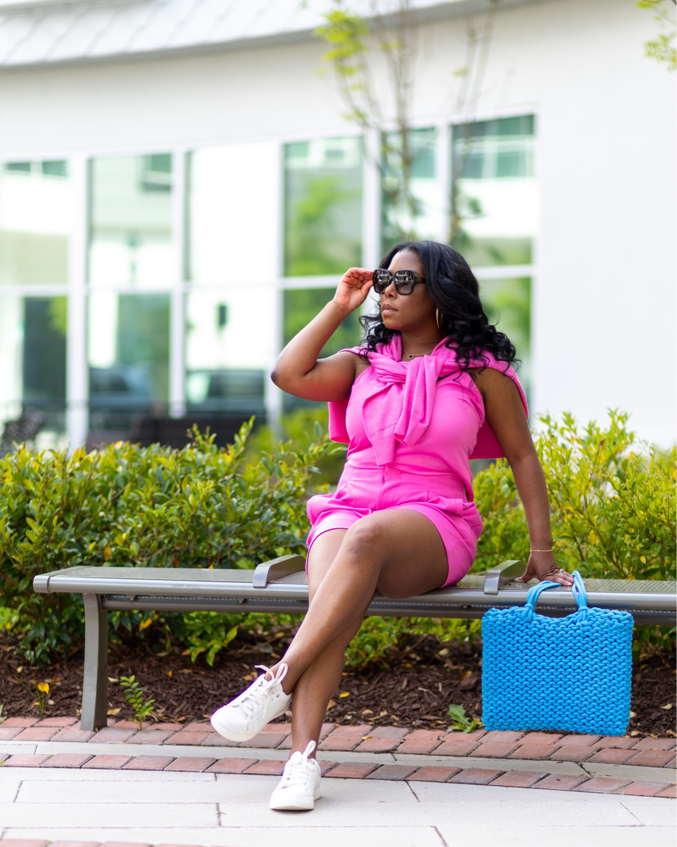 Mondays aren’t the only days you can wear pink. This entire look can be found at Target. 

#springfashion #springlooks #monochromatic #targetstyle #bluepurse #pinkoutfit #allpink #popofcolor #strawbag

#LTKitbag #LTKunder50 #LTKstyletip