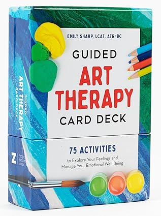 Guided Art Therapy Card Deck: 75 Activities to Explore Your Feelings and Manage Your Emotional We... | Amazon (US)