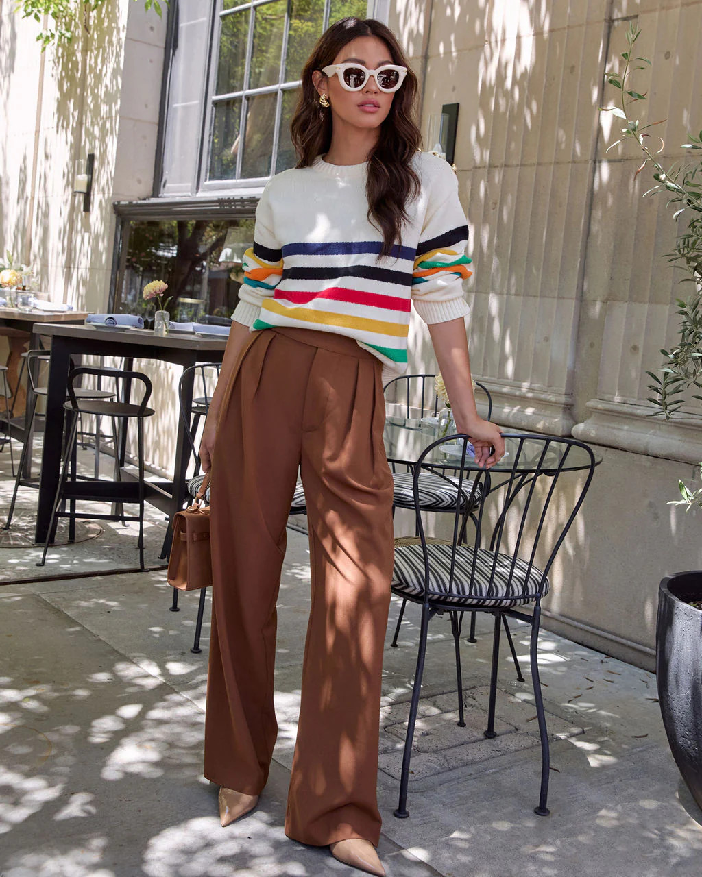 Full Harvest High Rise Wide Leg Trouser | VICI