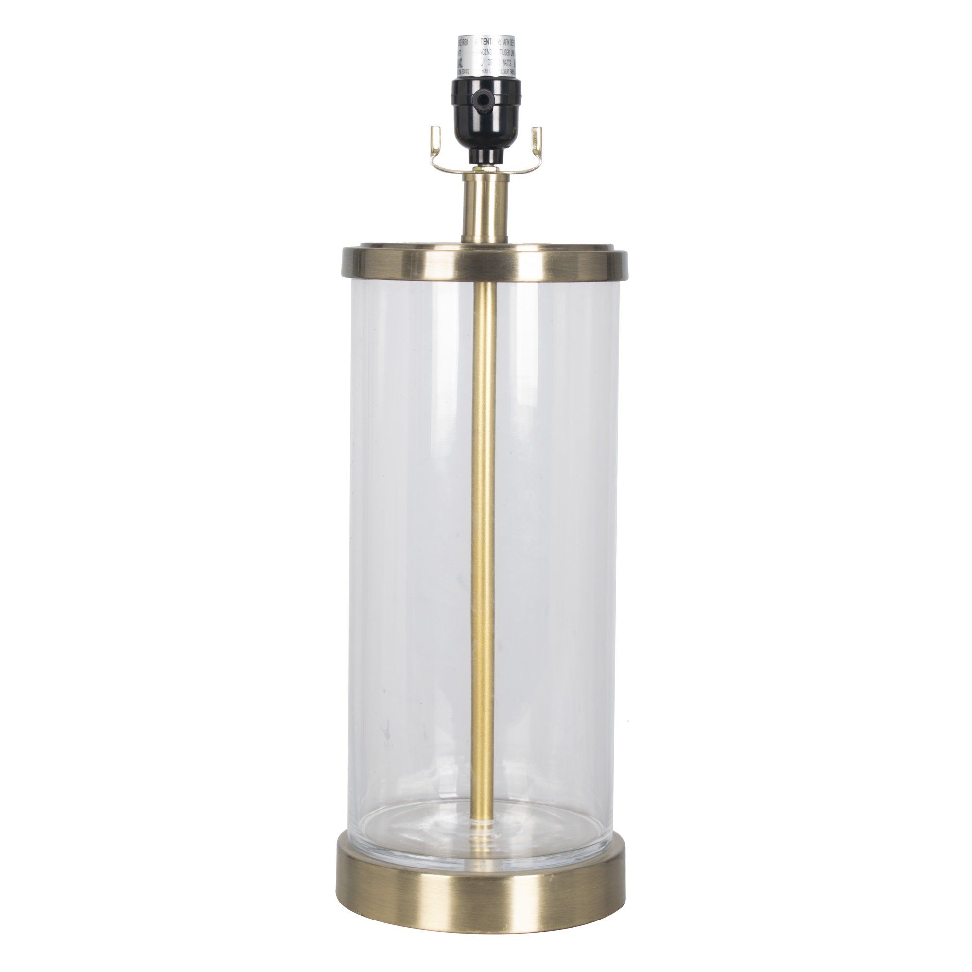 Better Homes & Gardens Gold Cylinder USB 18.75" Table Lamp Base | Walmart (US)