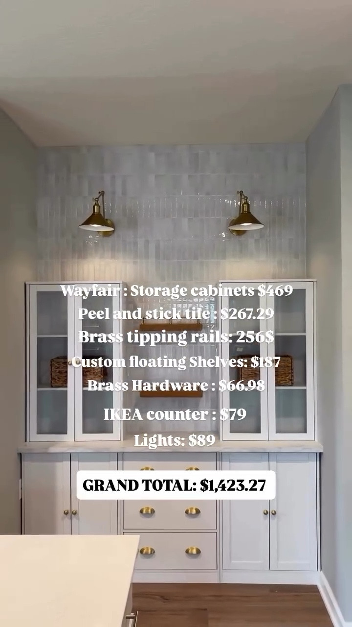 Did the total surprise you? 💰 😳 

We DIY’d most of it and waited for sales, proof that you can get a designer pantry on a budget!

Comment pantry for links 🔗

🧺 Save this post if you’re planning a pantry glow-up

Full disclosure: this price does not include the cost of drywall removal! 

diy | home Renovation | butlers pantry | home design | kitchen inspo | IKEA hack