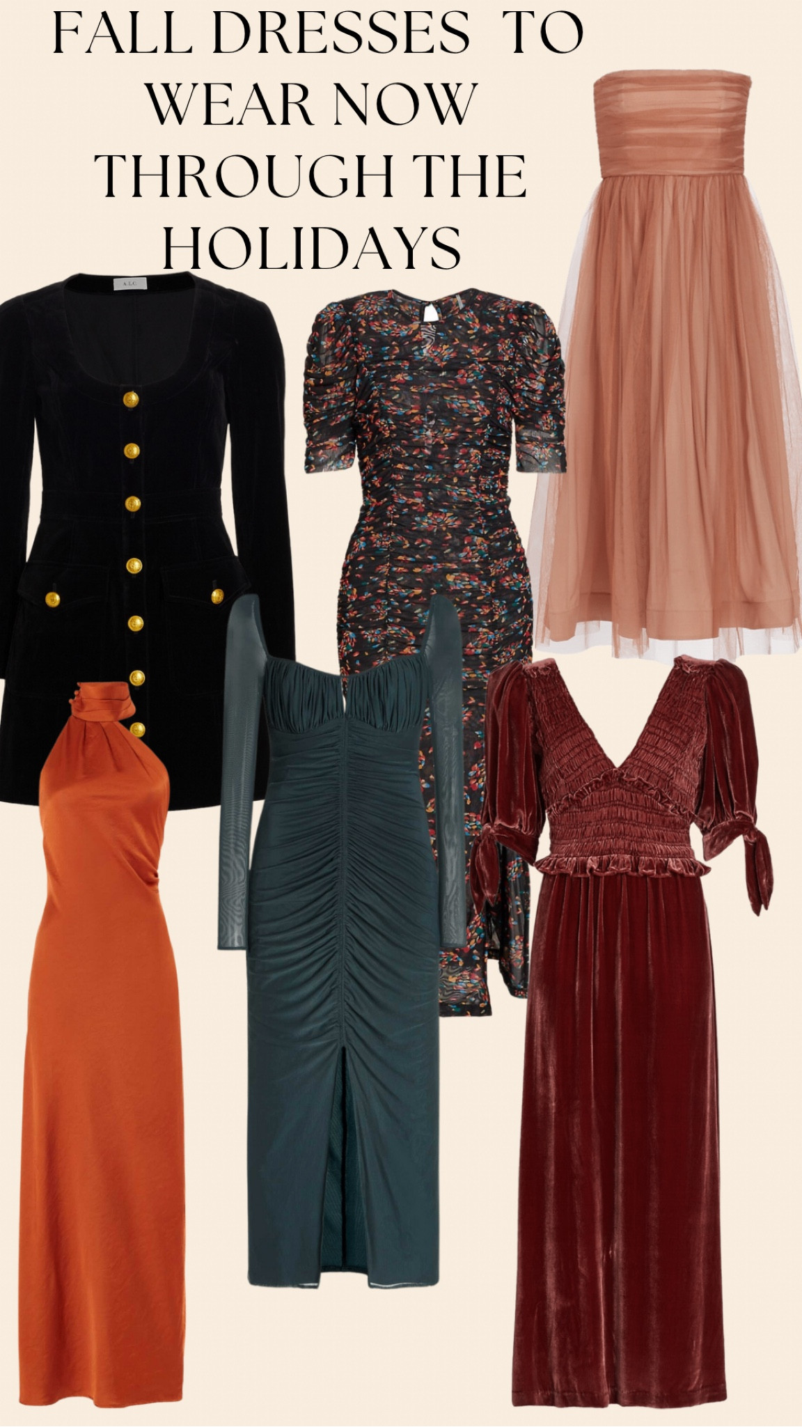 Holiday Dresses 
Fall Dresses 
Wedding Guest Dresses

#LTKstyletip #LTKSeasonal #LTKHoliday