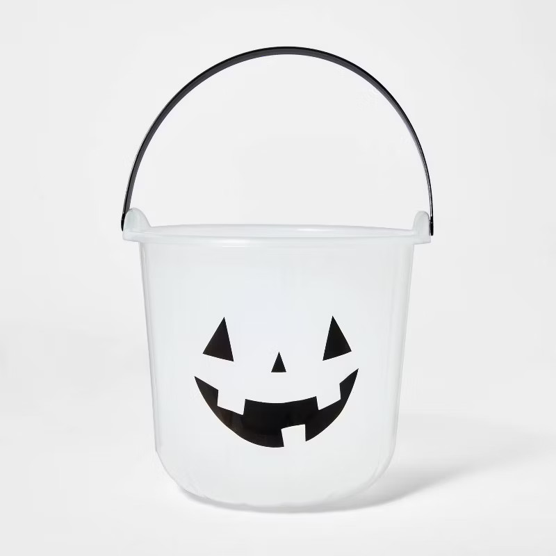 Glow in the Dark Pumpkin Stackable Halloween Trick or Treat Pail - Hyde & EEK! Boutique™ | Target