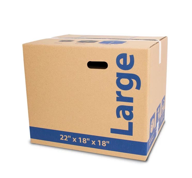 Pen+Gear Large Recycled Kraft Moving and Storage Box, 22L x 18W x 18H - Walmart.com | Walmart (US)