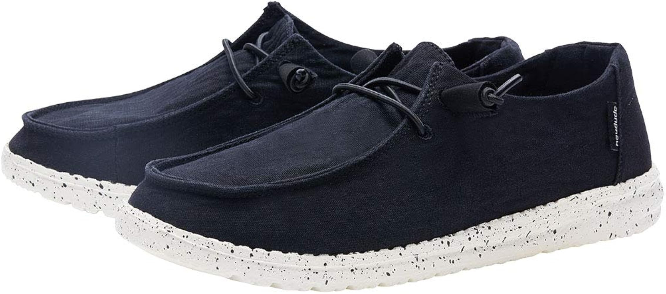 Hey Dude Women's Wendy Canvas | Women’s Shoes | Women’s Lace Up Loafers | Comfortable & Light-Weight | Amazon (US)